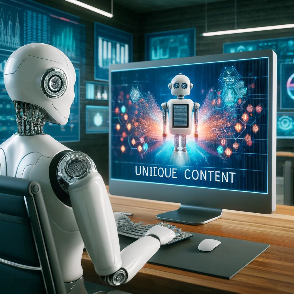 Unique content creation with AI