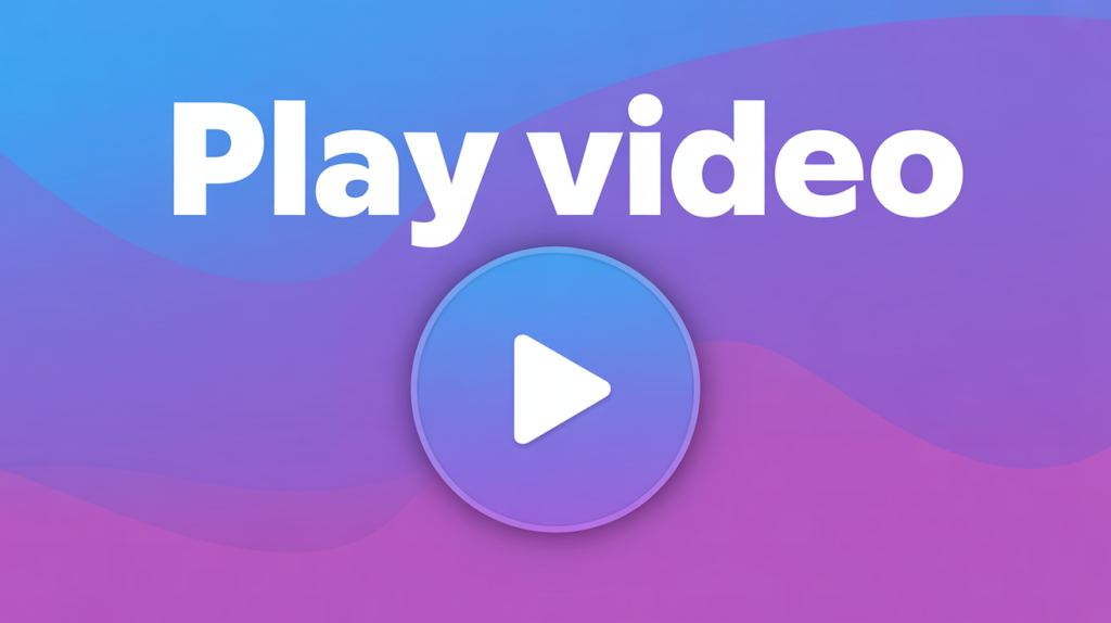 Play Video Button