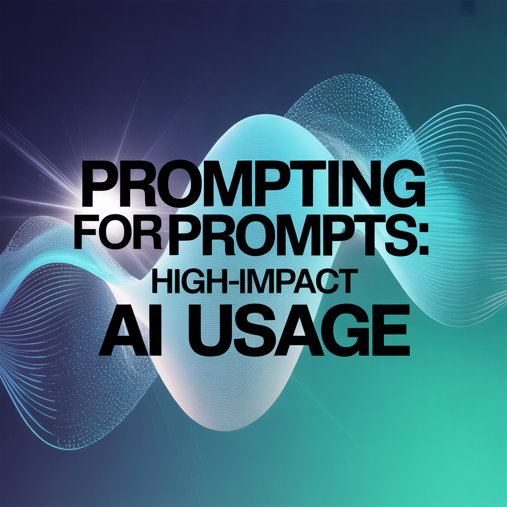 Prompting for Prompts: High-Impact AI Usage